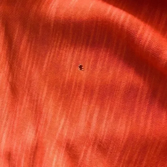 Tommy Bahama Orange Printed Maxi Dress w/ Pinholes Size S - Picture 5 of 14